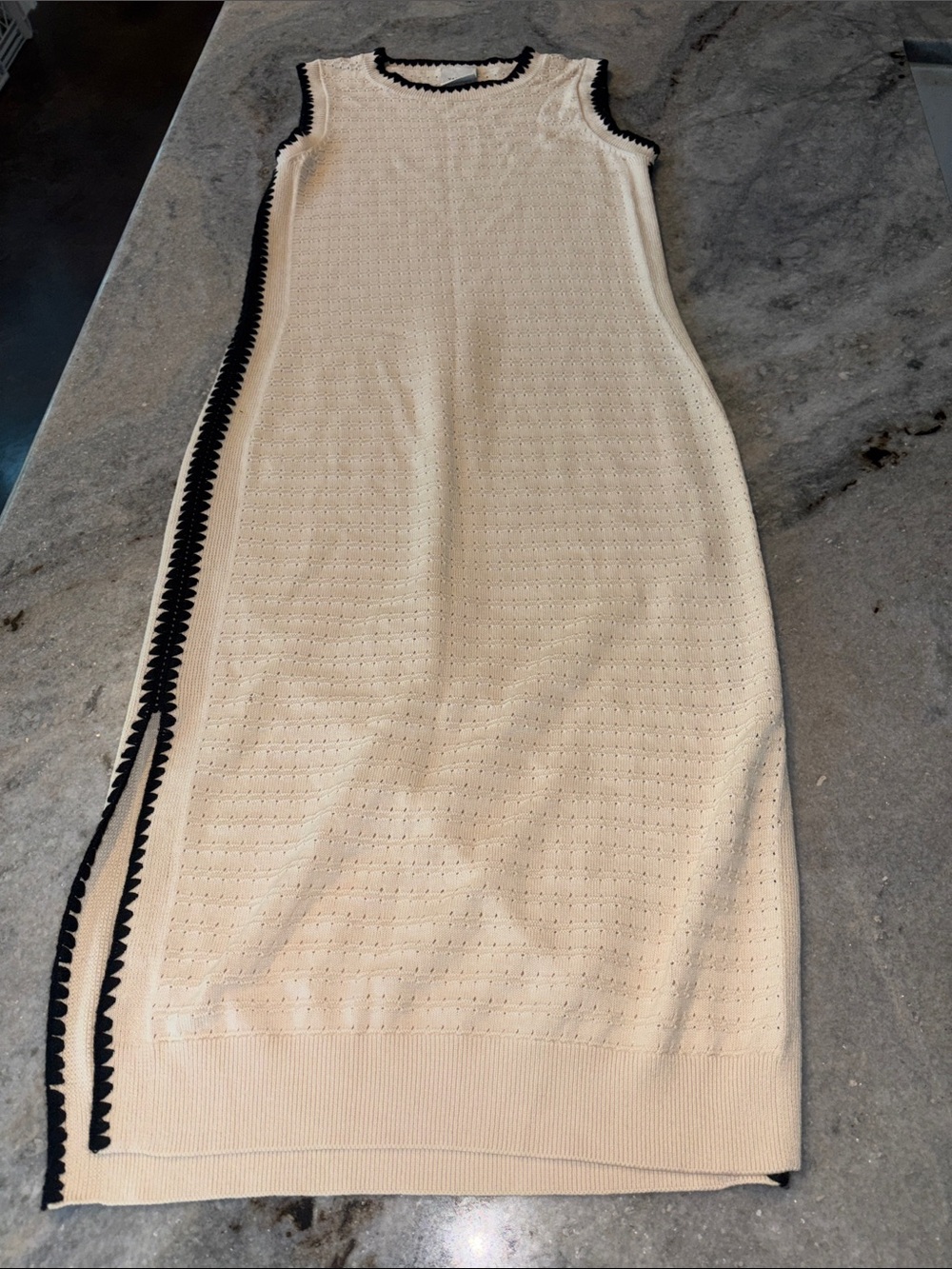 Varley Dwight Tank Knit Midi Dress, size S - Picture 3 of 6